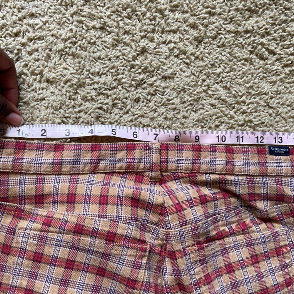 Vintage Plaid Abercrombie & Fitch Plaid Flare Pants - Picture 5 of 7